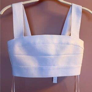Susana Monaco White Crop Top